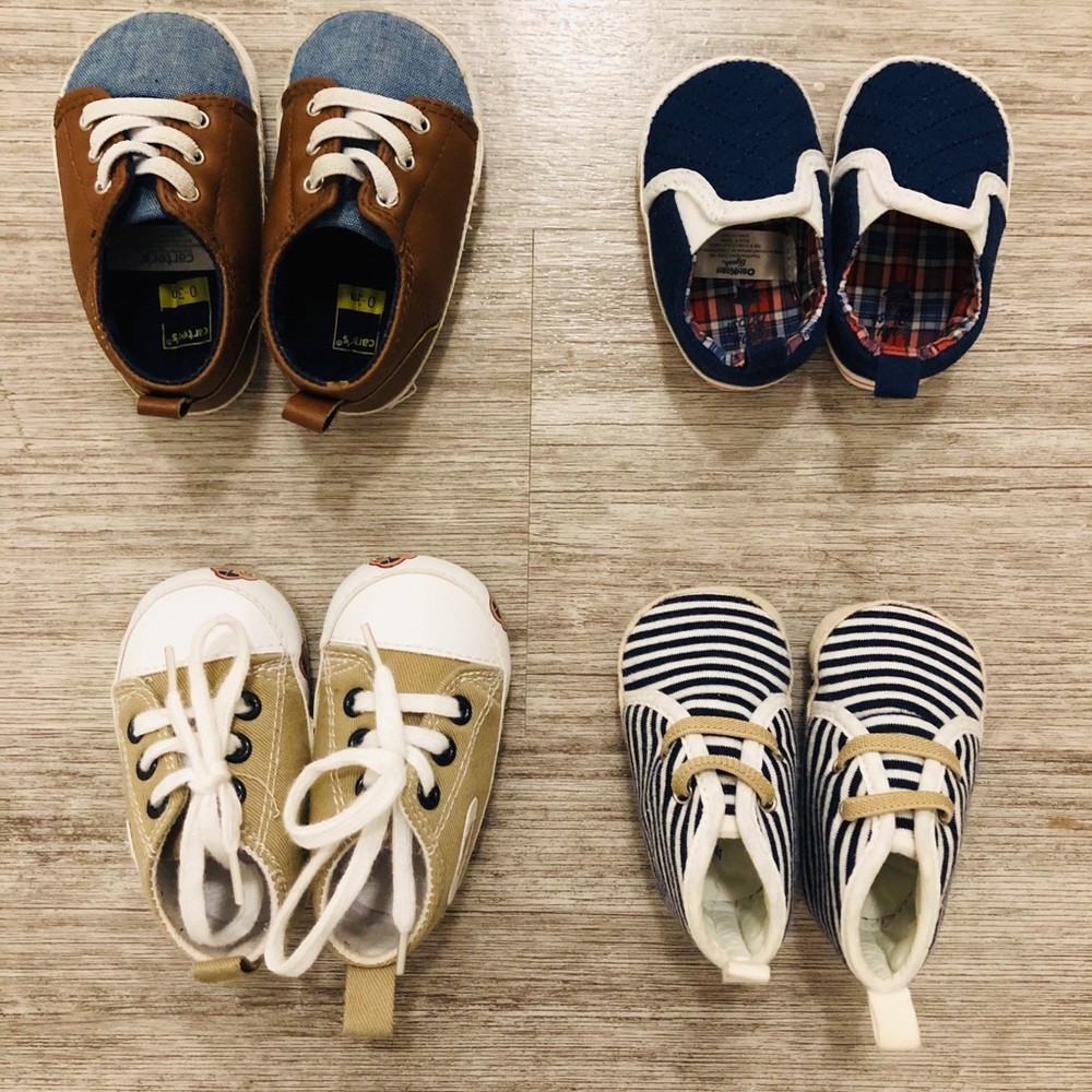 BUNDLE 0-3 Months Old Baby Boy Shoes